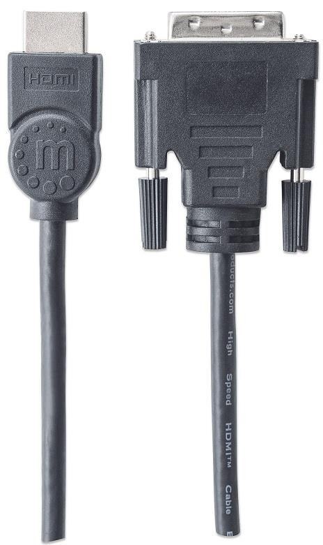 INTELLINET Kabel HDMI na DVI-D 24+1 Dual Link 1.8 m 372503