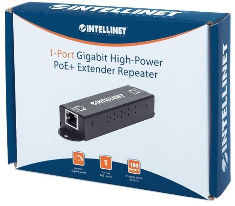 MANHATTAN Extender PoE+ Gigabit, 1x RJ45 25W, do 200 m 560962