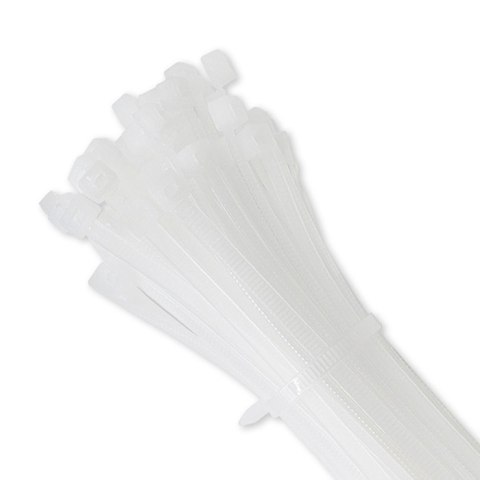 Qoltec Opaska zaciskowa | 3.6*150mm | Nylon UV | Biała