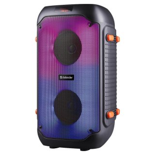 Głośnik Defender BOOMER 25 Bluetooth 25W MP3/FM/SD/USB/AUX/TWS/LCD/RGB/MIC equalizer pilot mikrofon KARAOKE czarny