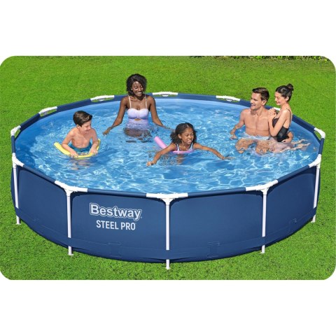 Basen ogrodowy stelażowy 366 x 76 cm 7w1 Bestway 56681