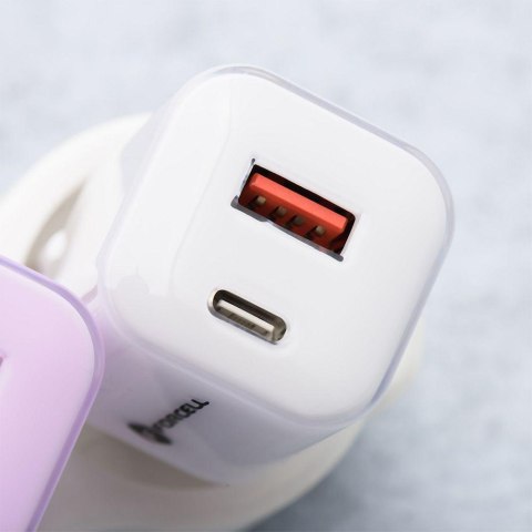 ŁADOWARKA SIECIOWA Forcell F-Energy GaN III VT-41 33 W 1x USB-C 1x USB-A PD 3.0 QC 4.0 BIAŁA