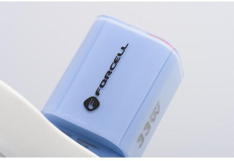ŁADOWARKA SIECIOWA Forcell F-Energy GaN III VT-41 33 W 1x USB-C 1x USB-A PD 3.0 QC 4.0 NIEBIESKA
