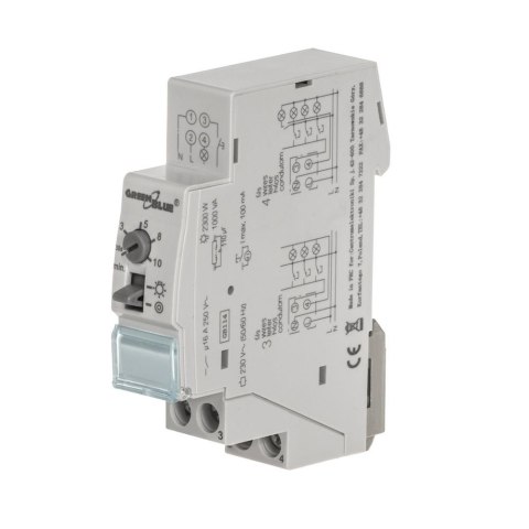 Automat schodowy GreenBlue GB114 na szynę DIN regulacja 30s-10m max 2300 W Automat schodowy GreenBlue GB114 na szynę DIN regulacja 30s-10m max 2300 W