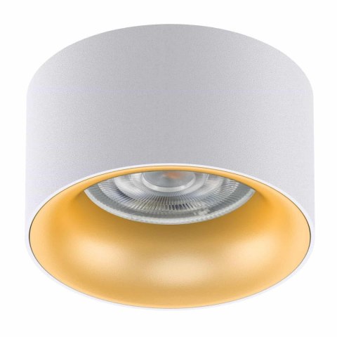 Oprawa podtynkowa / tuba Maclean MCE457 W/G punktowa okrągła aluminiowa GU5.3 70x40mm biało- złota Oprawa podtynkowa / tuba Maclean MCE457 W/G punktowa okrągła aluminiowa GU5.3 70x40mm biało- złota