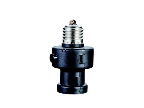 Oprawa żarówki E27 Maclean MCE21 B z czujnikiem zmierzchu oraz timerem 100W Oprawa żarówki E27 Maclean MCE21 B z czujnikiem zmierzchu oraz timerem 100W