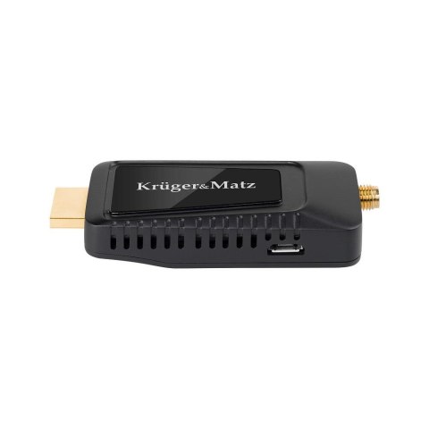 Tuner mini Kruger & Matz KM9999 DVB-T / DVB-T2 HD do TV naziemnej H.265 HEVC Tuner mini Kruger & Matz KM9999 DVB-T / DVB-T2 HD do TV naziemnej H.265 HEVC