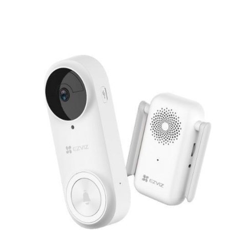Zestaw dzwonka do drzwi EZVIZ CS-DB2 (5MP) Wi-Fi DB2 PRO (5MP) zasilany akumulatorowo Zestaw dzwonka do drzwi EZVIZ CS-DB2 (5MP) Wi-Fi DB2 PRO (5MP) zasilany akumulatorowo