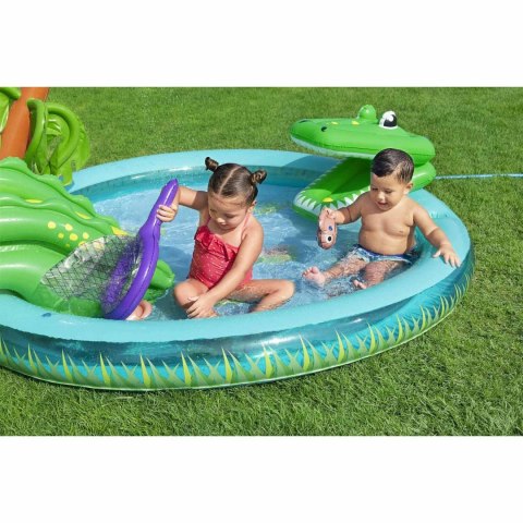 Dmuchany plac zabaw dla dzieci do ogrodu zjeżdżalnia 224x180x72 cm Bestway 53166