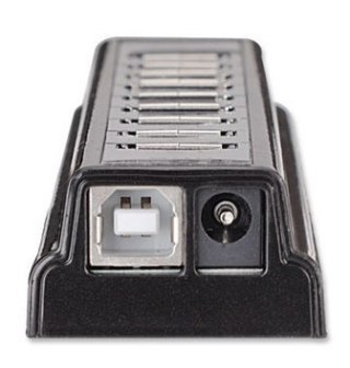 MANHATTAN Hub USB 2.0 10-portowy z zasilaczem 161572