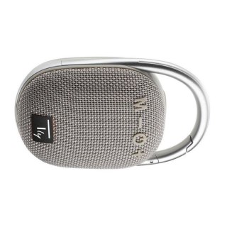 TECHLY Głośnik Bluetooth 5.3, 5W, TWS, LED, USB MicroSD MP3, szary 365696