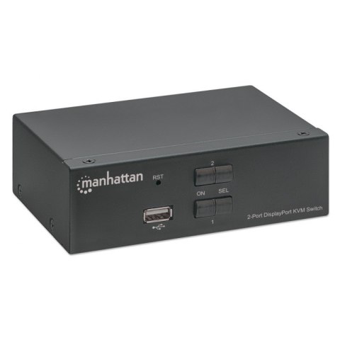TECHLY Przełącznik KVM 2x1 DisplayPort/USB 4K60Hz z USB 2.0 153546