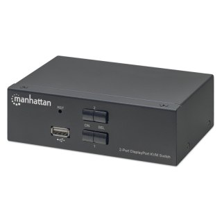 TECHLY Przełącznik KVM 2x1 DisplayPort/USB 4K60Hz z USB 2.0 153546