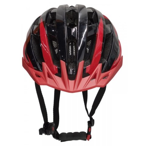 TECHLY Kask rowerowy MTB Bluetooth 58-62 cm LED/SOS/Intercom czerwony MT1NEO-L-RED