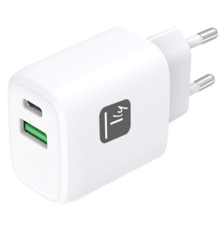EFB Ładowarka sieciowa GaN USB-C 20W PD i USB-A 18W QC IPW-USB-20WACG