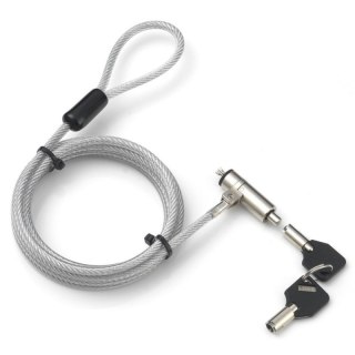 INTELLINET Linka zabezpieczająca do laptopa Wedge-Lock na klucz 1.8 m IQ-LOK-13-KT