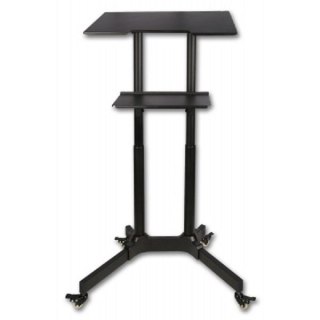 TECHLY Biurko mobilne 60x40 cm stolik do pracy stojącej prezentacji ICA-TB TPM-1BK