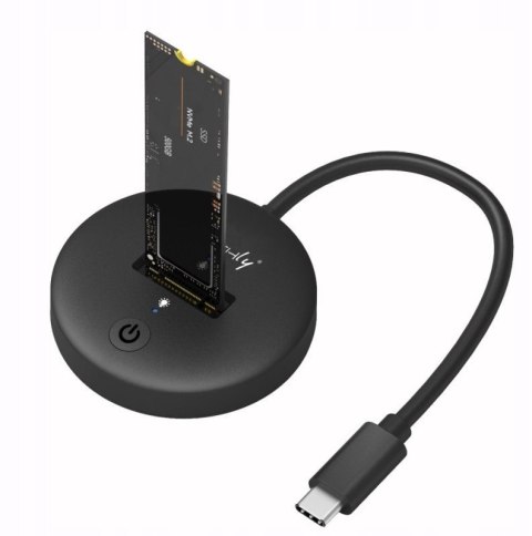 MANHATTAN Stacja dokująca do dysków M.2 SATA/NVME SSD z interfejsem USB-C I-CASE USB3-QUICKTY