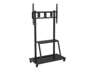 TECHLY Stojak mobilny TV 55-100" do 150kg regulowany 2 półki 105575