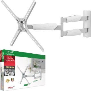 BARKAN Uchwyt ścienny do TV 13-65" LED/LCD 36kg obrotowy uchylny BM343XLW