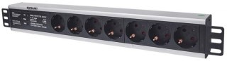 INTELLINET Listwa zasilająca 19" 1.5U, 7x Schuko, kabel 3 m Schuko 714006