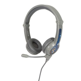 INTELLINET Słuchawki gamingowe dla dzieci 3+, 85dB Galaxy szare BP-GALAXY-GREY