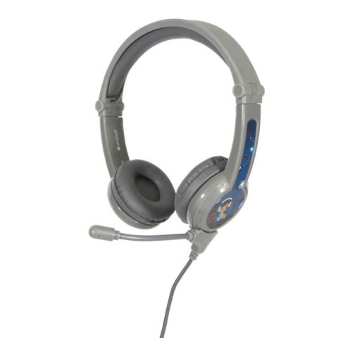 INTELLINET Słuchawki gamingowe dla dzieci 3+, 85dB Galaxy szare BP-GALAXY-GREY
