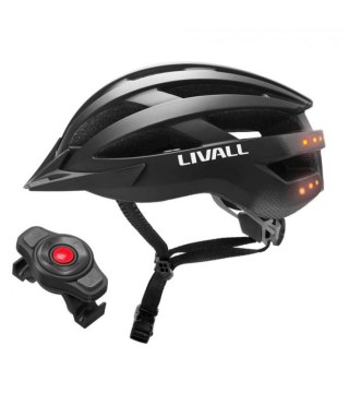 TECHLY Kask rowerowy MTB Bluetooth 58-62 cm LED/SOS/Intercom czarny MT1NEO-L-BLK