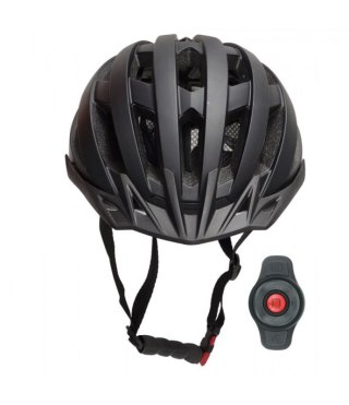 TECHLY Kask rowerowy MTB Bluetooth 58-62 cm LED/SOS/Intercom czarny MT1NEO-L-BLK