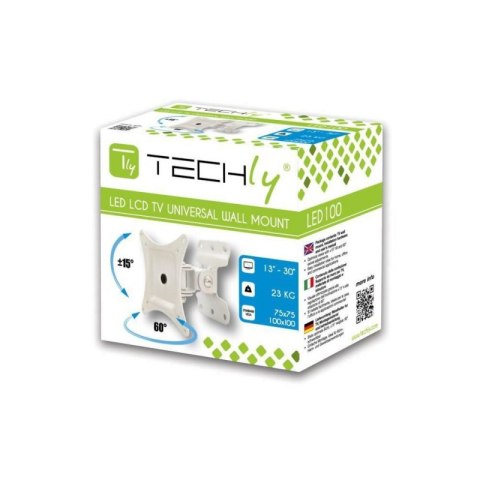 TECHLY Uchwyt ścienny do TV 13-30" LED/LCD 23kg obrotowy uchylny biały ICA-LCD 201WH