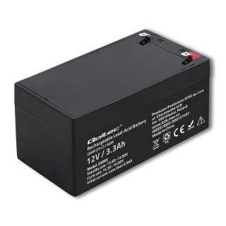 Akumulator AGM Qoltec 12V | 3.3Ah | max.49.5A