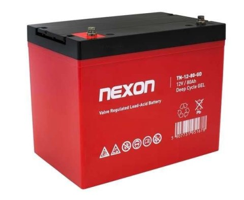 Akumulator żelowy Nexon TN-GEL 12V 80Ah long life(12l) - głębokiego rozładowania i pracy cyklicznej Akumulator żelowy Nexon TN-GEL 12V 80Ah long life(12l) - głębokiego rozładowania i pracy cyklicznej