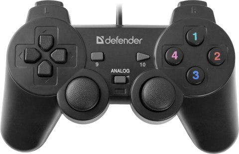 Gamepad przewodowy Defender OMEGA, efekt wibracji, USB Gamepad przewodowy Defender OMEGA, efekt wibracji, USB