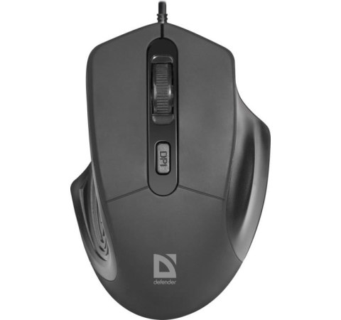 Mysz przewodowa Defender DATUM MB-347 optyczna 1600dpi 4P czarna Mysz przewodowa Defender DATUM MB-347 optyczna 1600dpi 4P czarna