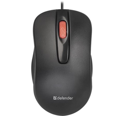 Mysz przewodowa Defender POINT MM-756 OPTICAL 1000dpi 3P czarna Mysz przewodowa Defender POINT MM-756 OPTICAL 1000dpi 3P czarna