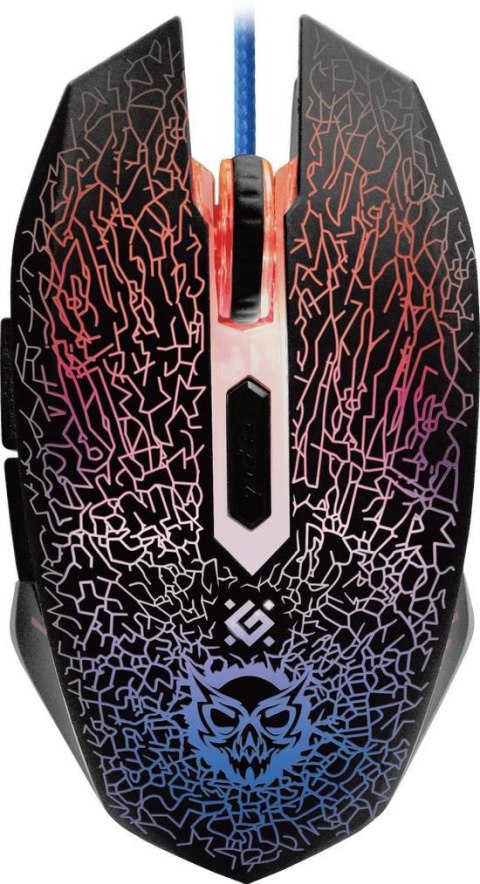 Mysz przewodowa Defender SHOCK GM-110L 3200dpi 6P + podkładka Gaming + GRA Mysz przewodowa Defender SHOCK GM-110L 3200dpi 6P + podkładka Gaming + GRA