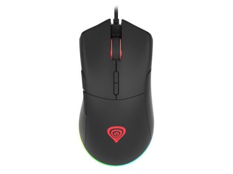 Mysz przewodowa Genesis Krypton 290 optyczna gamingowa 6400DPI czarna RGB Mysz przewodowa Genesis Krypton 290 optyczna gamingowa 6400DPI czarna RGB