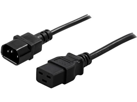 Przedłużacz kabla zasilającego Power Walker IEC 320 C14-> C19 1.8M Przedłużacz kabla zasilającego Power Walker IEC 320 C14-> C19 1.8M
