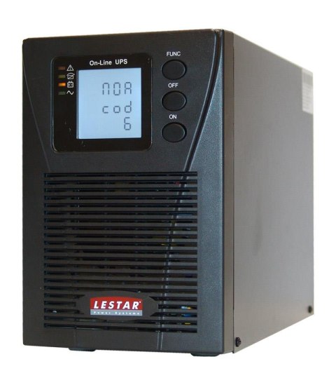 Zasilacz awaryjny UPS Lestar MEP II - 1000P 1000VA/900W On-Line LCD 3XIEC Zasilacz awaryjny UPS Lestar MEP II - 1000P 1000VA/900W On-Line LCD 3XIEC