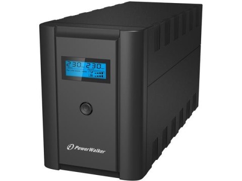 Zasilacz awaryjny UPS Power Walker Line-Interactive 1200VA 6X IEC RJ11/45 USB LCD