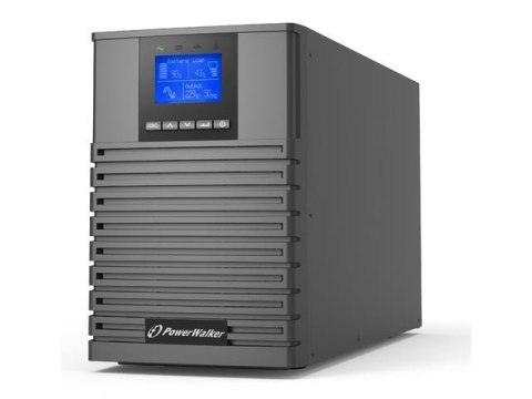 Zasilacz awaryjny UPS Power Walker On-Line 1/1 Fazy 1500VA, ICT IoT PF1 USB/RS232, 4x IEC C13, C14 EPO, wolnostojący Zasilacz awaryjny UPS Power Walker On-Line 1/1 Fazy 1500VA, ICT IoT PF1 USB/RS232, 4x IEC C13, C14 EPO, wolnostojący