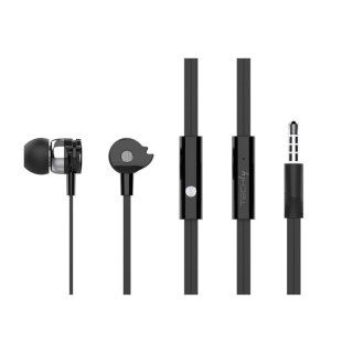 MANHATTAN Słuchawki stereo do telefonu, douszne z mikrofonem czarne SB-HP A1BKTY