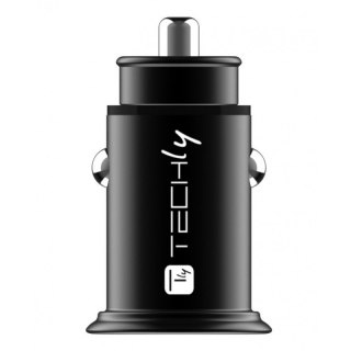 TECHLY Ładowarka samochodowa 2x USB 36W/3A 5-12V IUSB2-CAR5-AA36W