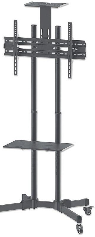 MANHATTAN Stojak mobilny TV 37-70" do 40kg regulowany 2 półki 461238