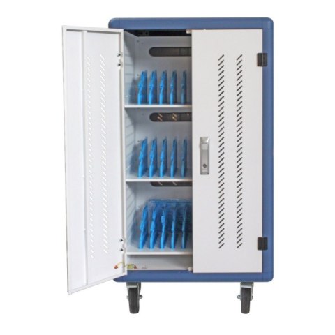 TECHLY Szafa do ładowania 30 laptopów tabletów 30 gniazd AC 230V I-CABINET-30DTY