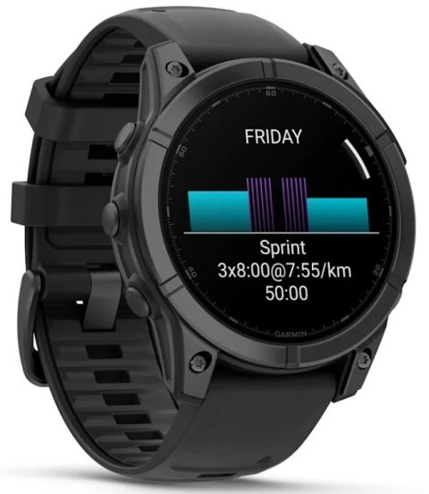 Fenix E 47 mm Czarny GARMIN Android Czarny