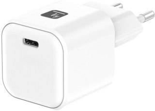TECHLY Ładowarka sieciowa GaN USB-C 65W PD3.0 PPS biała IPW-USB-G65C