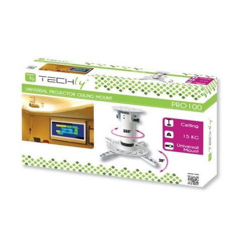 TECHLY Uchwyt do projektora 20 cm sufitowy obrotowy uchylny WH 022274