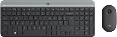 LOGITECH 920-009204 Logitech klawiatura bezprzewodowa + mysz MK470, Graphite, US