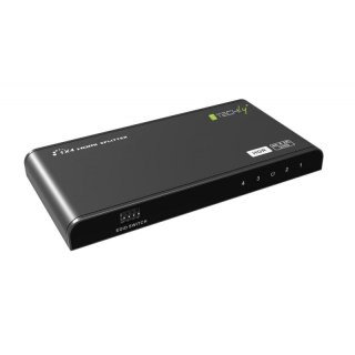 TECHLY Splitter HDMI 2.0 4K@60Hz 1x4 aktywny HDR EDID IDATA HDMI2-4K4HDR